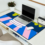 Color burst clay Desk Mat Gallery Image 2