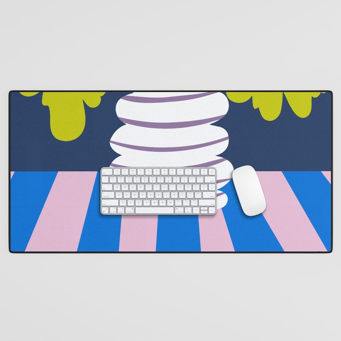 Color burst clay Desk Mat Gallery Image 1