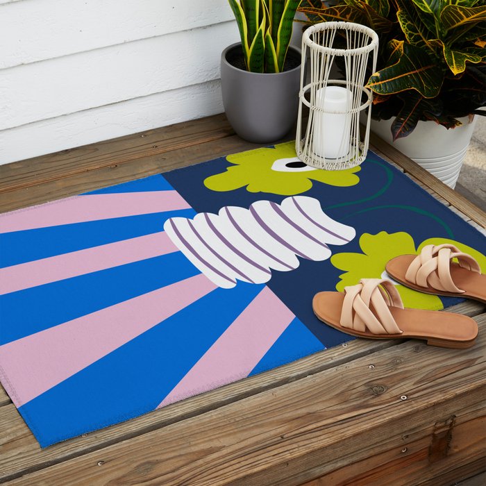 Color burst clay Outdoor Rug Gallery Image 2