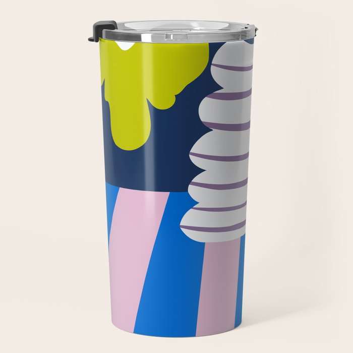 Color burst clay Travel Mug Gallery Image 3