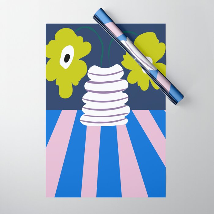 Color burst clay Wrapping Paper Gallery Image 1