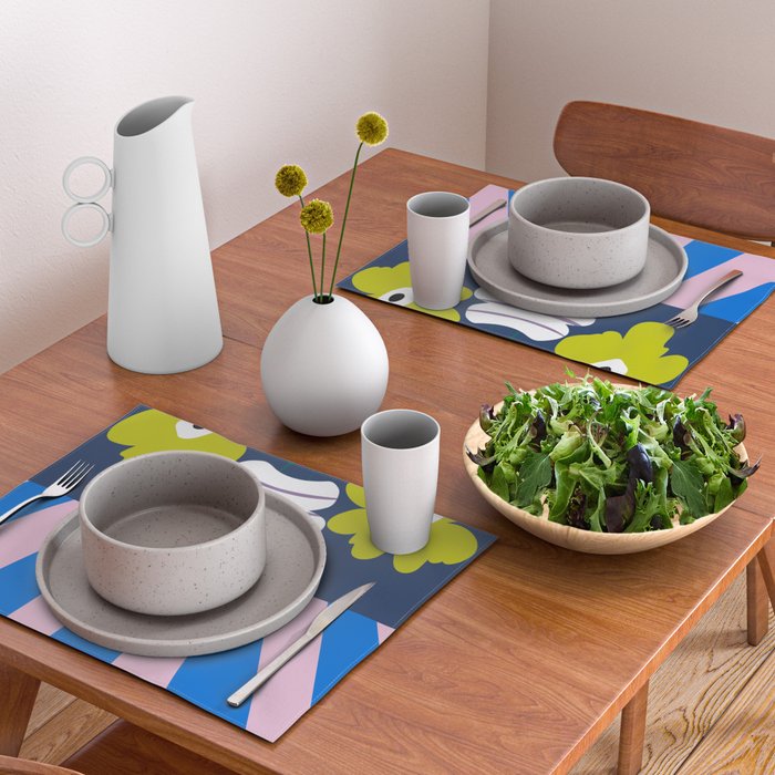 Color burst clay Placemat Gallery Image 2