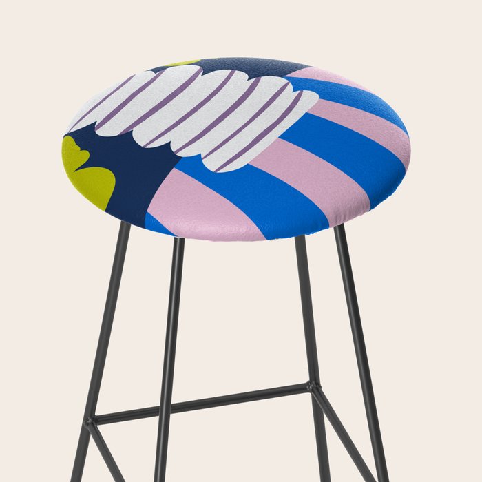 Color burst clay Stool Gallery Image 2