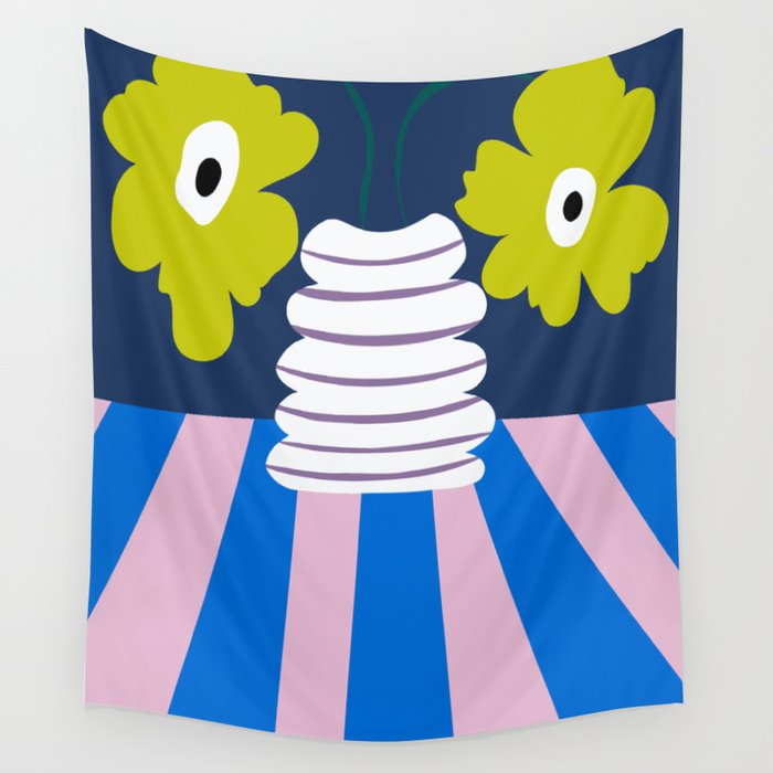 Color burst clay Wall Tapestry Gallery Image 4