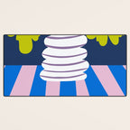 Color burst clay Desk Mat Gallery Image 3