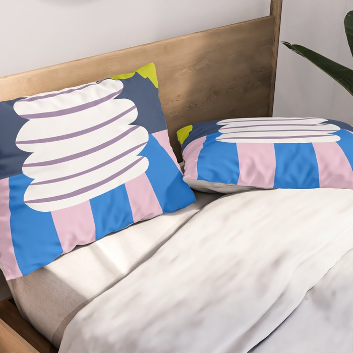 Color burst clay Pillow Sham Gallery Image 2