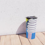 Color burst clay Travel Mug Gallery Image 4