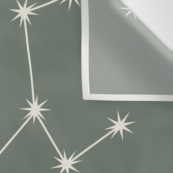 Taurus Zodiac Star Constellation Line Art Sage Wall Tapestry Gallery Image 3