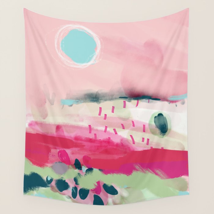 spring dream landscape Wall Tapestry Gallery Image 1