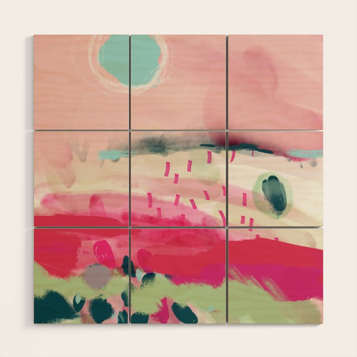spring dream landscape Wood Wall Art Gallery Image 1