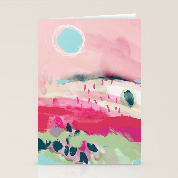 spring dream landscape Stationery Card Gallery Image 1