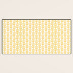 English Country Cottage Petite Willoughby Pattern in Warm Butter Yellow Desk Mat Gallery Image 3