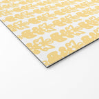 English Country Cottage Petite Willoughby Pattern in Warm Butter Yellow Welcome Mat Gallery Image 2