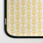 English Country Cottage Petite Willoughby Pattern in Warm Butter Yellow Laptop Sleeve Gallery Image 3