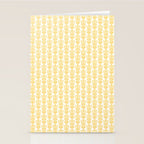 English Country Cottage Petite Willoughby Pattern in Warm Butter Yellow Stationery Card Gallery Image 2