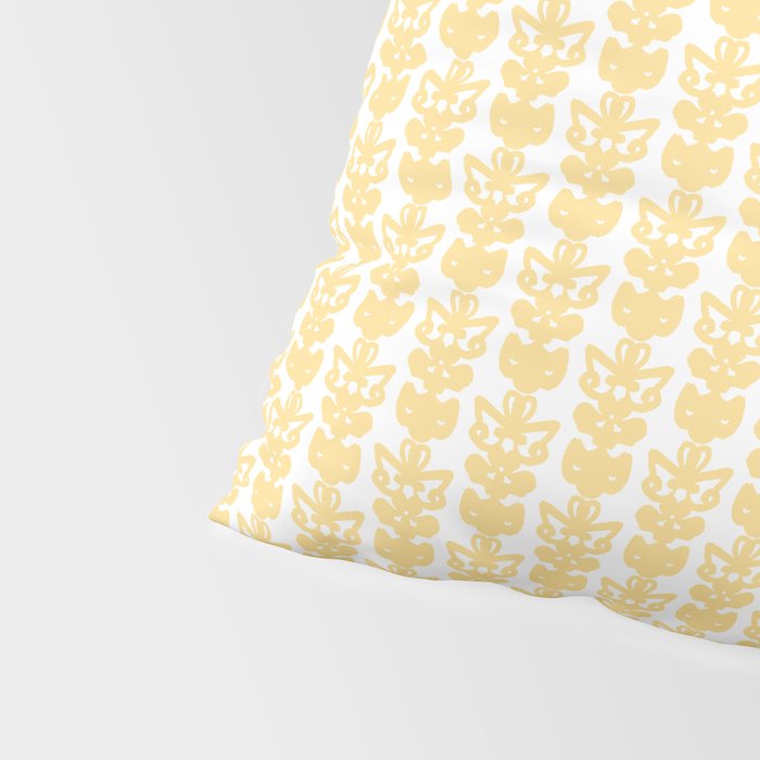 English Country Cottage Petite Willoughby Pattern in Warm Butter Yellow Pillow Sham Gallery Image 4