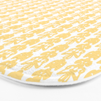 English Country Cottage Petite Willoughby Pattern in Warm Butter Yellow Bath Mat Gallery Image 3