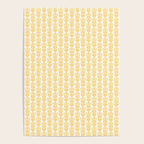 English Country Cottage Petite Willoughby Pattern in Warm Butter Yellow Poster Gallery Image 4