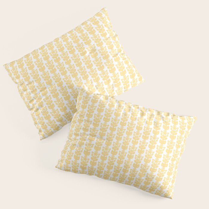 English Country Cottage Petite Willoughby Pattern in Warm Butter Yellow Pillow Sham Gallery Image 3