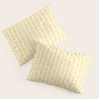English Country Cottage Petite Willoughby Pattern in Warm Butter Yellow Pillow Sham Gallery Image 3