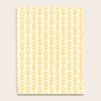 English Country Cottage Petite Willoughby Pattern in Warm Butter Yellow Notebook Gallery Image 4