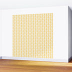 English Country Cottage Petite Willoughby Pattern in Warm Butter Yellow Wall Mural Gallery Image 2