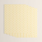 English Country Cottage Petite Willoughby Pattern in Warm Butter Yellow Wrapping Paper Gallery Image 3