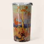 Tom Thomson Birches 1916 Canadian Landscape Artist Travel Mug Gallery Image 2