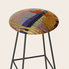 Tom Thomson Birches 1916 Canadian Landscape Artist Stool Gallery Image 2