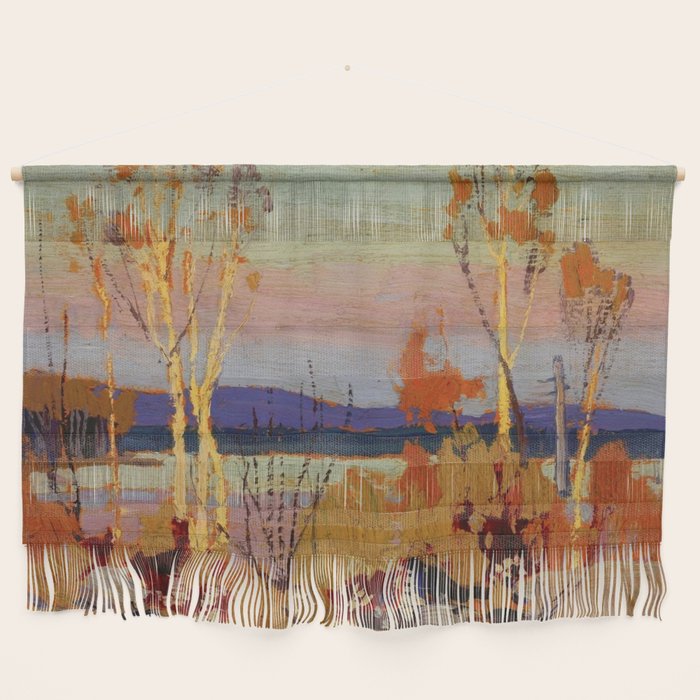 Tom Thomson Birches 1916 Canadian Landscape Artist Wall Hanging Gallery Image 1