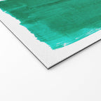 Emerald Green Tan Rothko Inspired Colourfield Squares Minimal Minimalist Mid Century Style by Ejaaz Haniff Welcome Mat Gallery Image 2