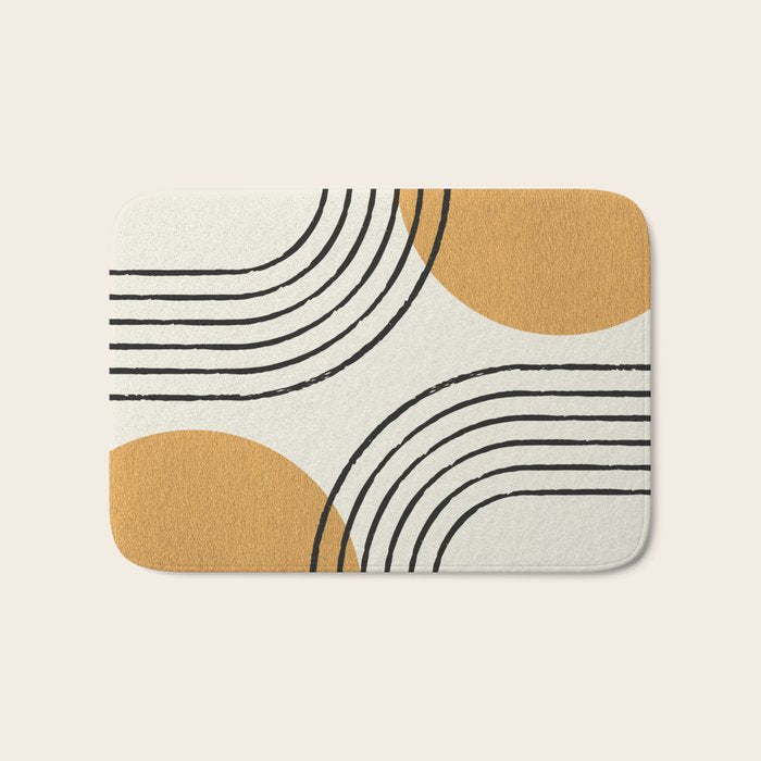 Sun Arch Double - Gold Bath Mat Gallery Image 1