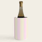 Stripes of Light Pink and Cream Wine Chiller Gallery Image 3