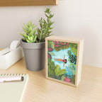 Floating in the sea in bright colours Mini Art Print Gallery Image 2