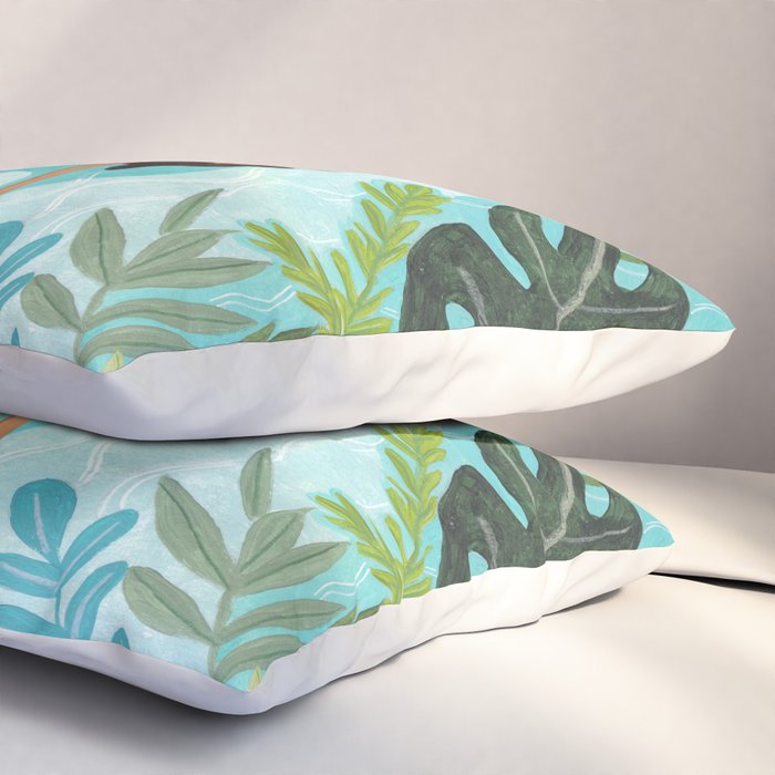 Floating in the sea in bright colours Pillow Sham Gallery Image 3