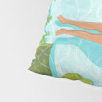 Floating in the sea in bright colours Pillow Sham Gallery Image 4