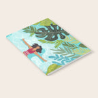 Floating in the sea in bright colours Notebook Gallery Image 2