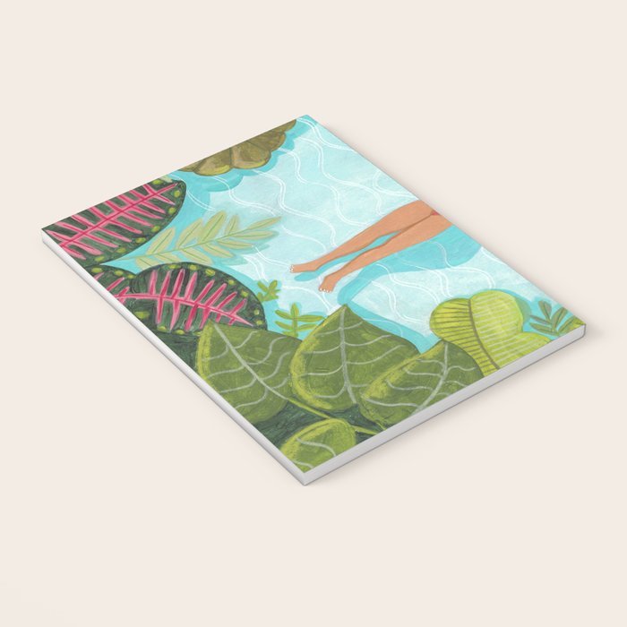 Floating in the sea in bright colours Notebook Gallery Image 3