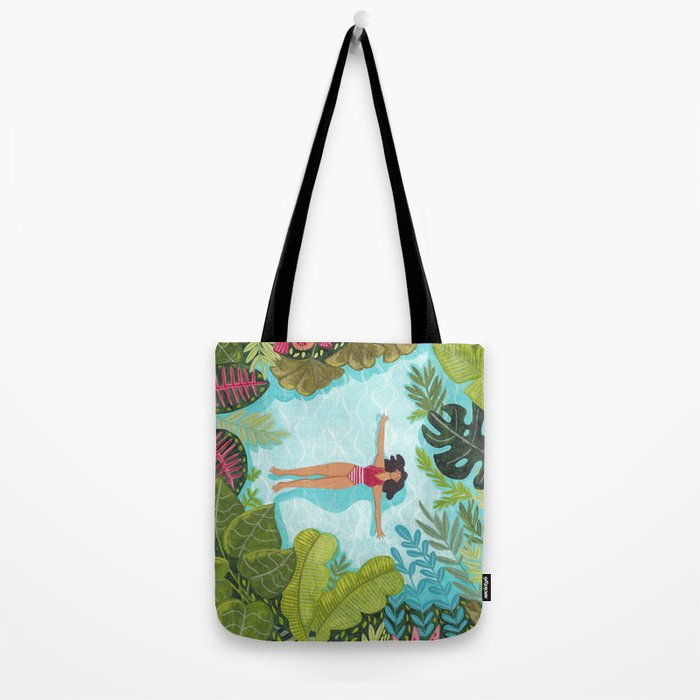 Floating in the sea in bright colours Tote Bag Gallery Image 2
