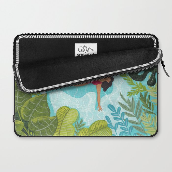 Floating in the sea in bright colours Laptop Sleeve Gallery Image 2