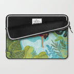 Floating in the sea in bright colours Laptop Sleeve Gallery Image 2