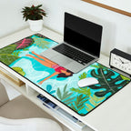 Floating in the sea in bright colours Desk Mat Gallery Image 2