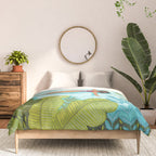 Floating in the sea in bright colours Comforter Gallery Image 3