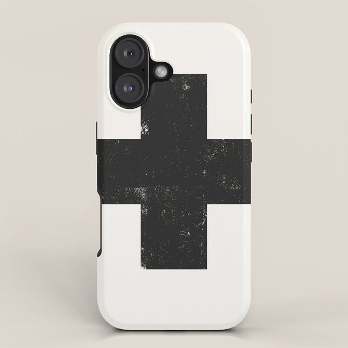Ski Patrol Sign iPhone Case Gallery Image 1
