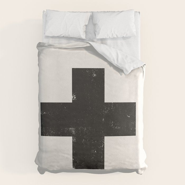 Ski Patrol Sign Duvet Cover Gallery Image 1