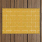 Embrace (Yellow) Outdoor Rug Gallery Image 1