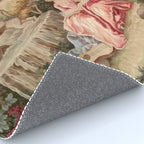 Antique 19th Century French Aubusson Gallant Courtship Romantic Tapestry Rug Gallery Image 4
