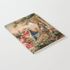 Antique 19th Century French Aubusson Gallant Courtship Romantic Tapestry Notebook Gallery Image 2