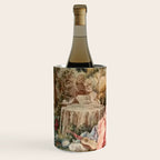 Antique 19th Century French Aubusson Gallant Courtship Romantic Tapestry Wine Chiller Gallery Image 2