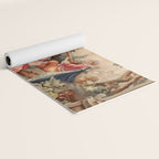 Antique 19th Century French Aubusson Gallant Courtship Romantic Tapestry Yoga Mat Gallery Image 2